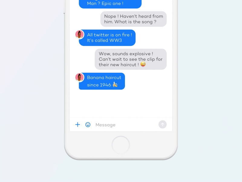 Messenger App - Little interaction