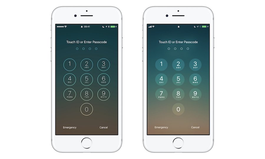 iOS 10 vs iOS 11: Lock Screen
