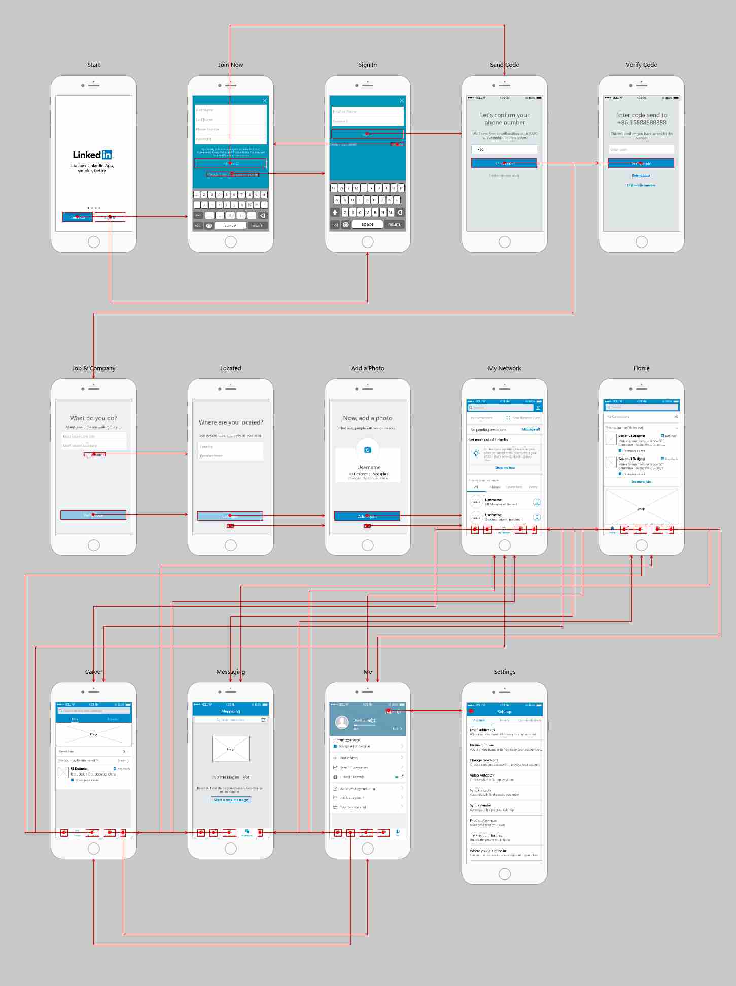 Download Mockplus Sample Design Linkedin App Social