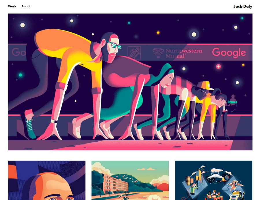 Illustrator Portfolio Examples