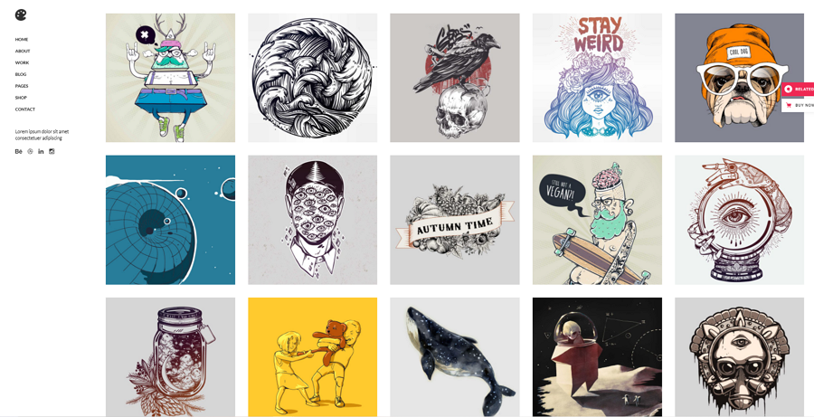 Artist portfolio Vectors & Illustrations for Free Download