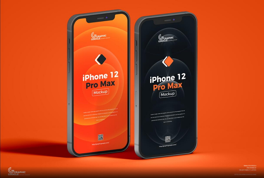 Free iPhone 12 Pro Max Mockup