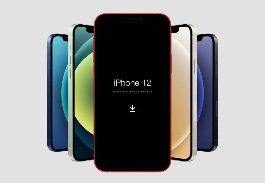  iPhone 12 Free Mockup