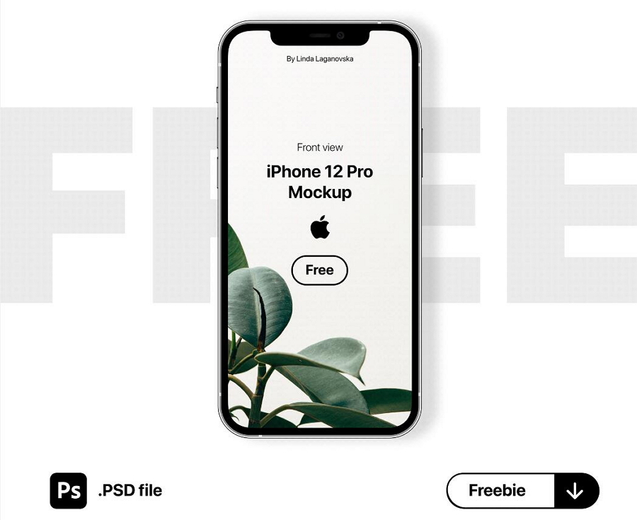 iPhone 12 Pro Free Mockup