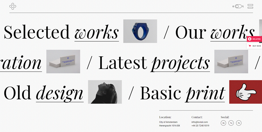 Breton Creative Agency Website Template