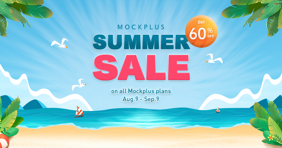 Mockplus summer sale