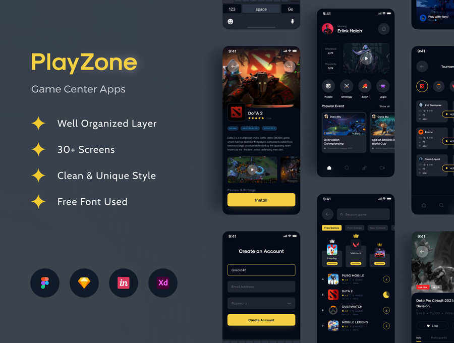 Play Zone UI Kit