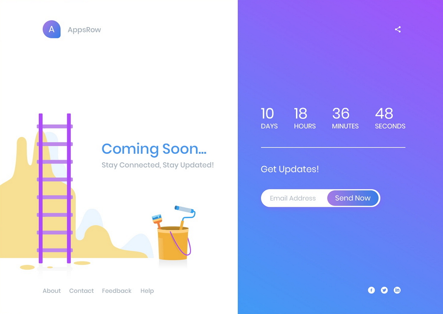 25 Best Coming Soon Page Examples, Templates & Ideas - simple under ...