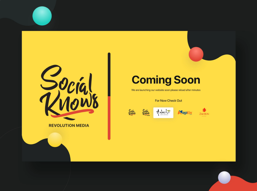 coming soon website ideas