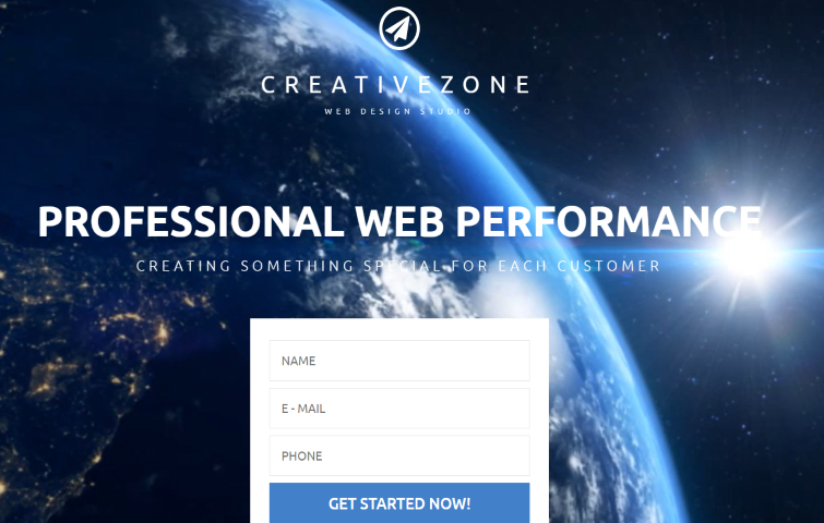 Design Studio Free Landing Page Template