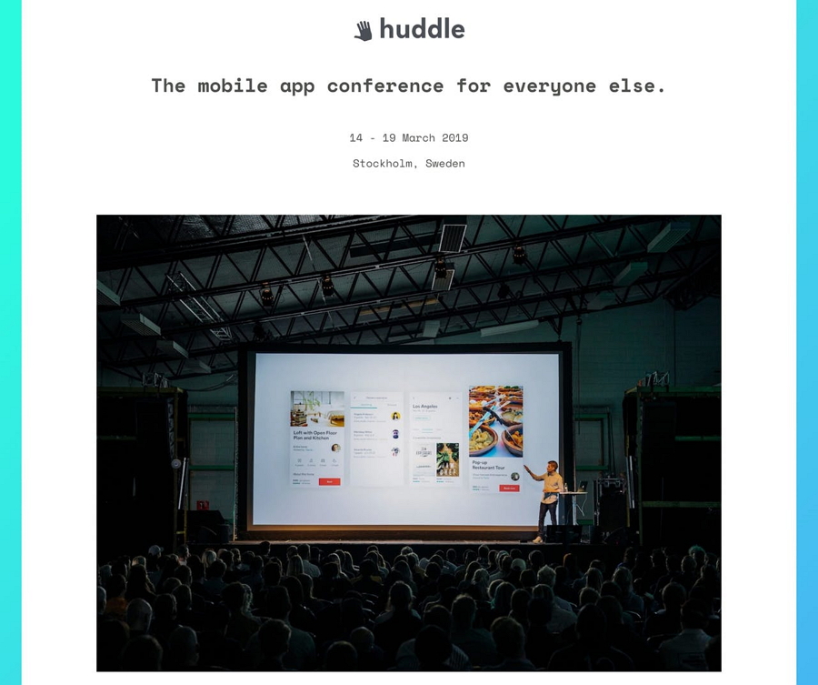 Free Huddle Event Template