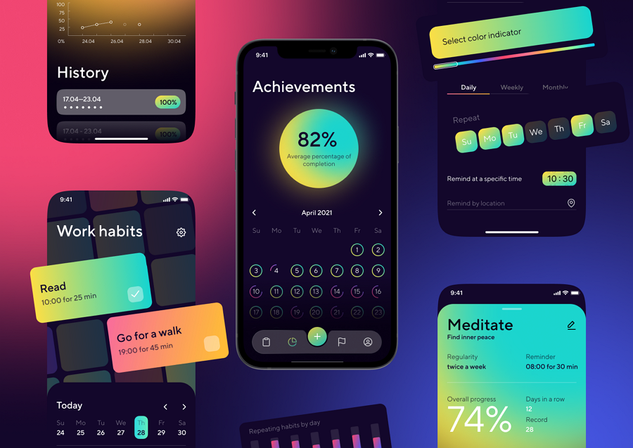 Habit Builder App Design