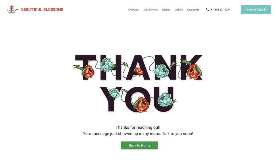 Thank You Page Design in HTML with Source Code - Hướng Dẫn Tạo Trang Cảm Ơn Đẹp Mắt và Hiệu Quả