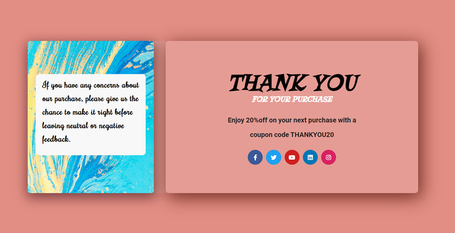 Inspiring Thank You Page Examples Templates Ideas