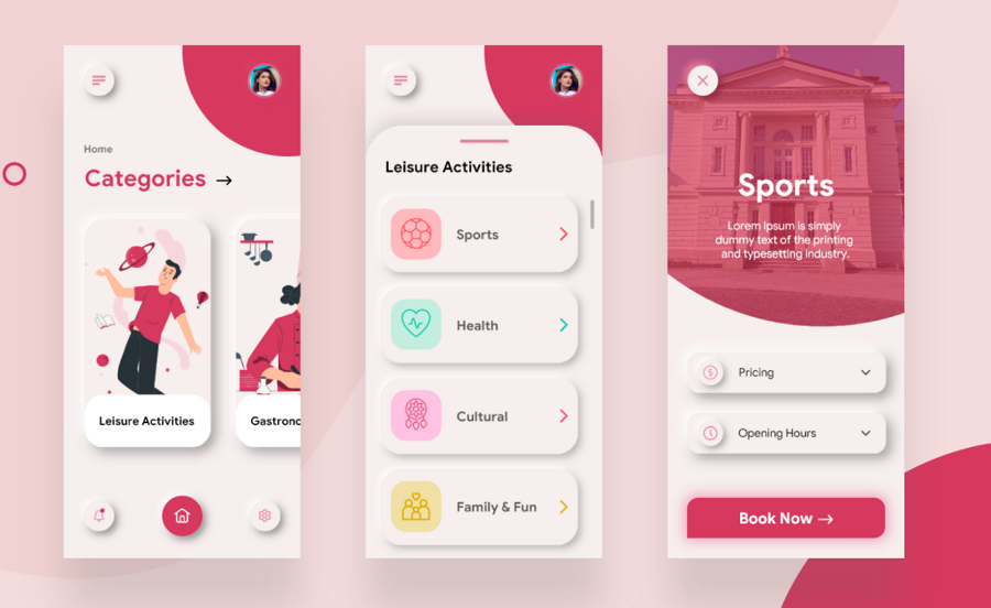 Mobile App Design UI Kit