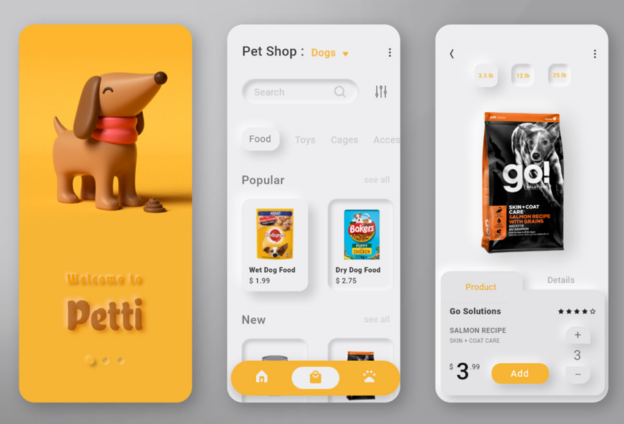 Petti Pet Shop App