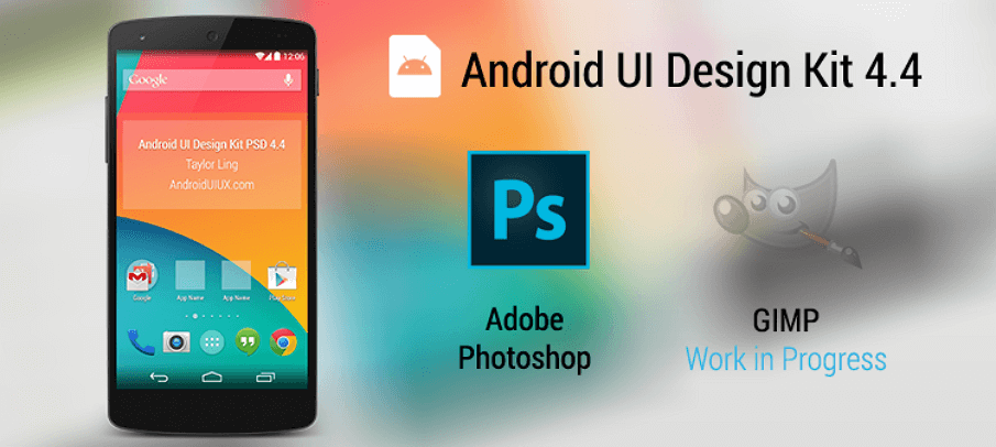 Android UI Design Kit 4.4