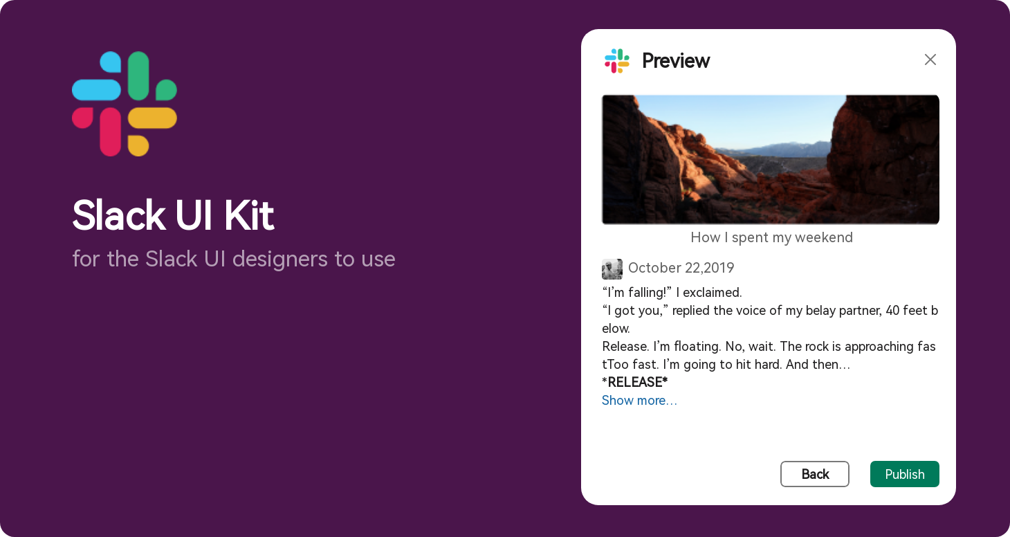 Slack UI kit image