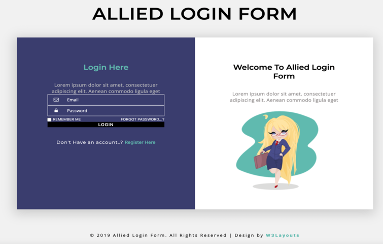 Facebook Login Page Using HTMl & CSS Only 