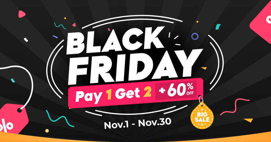 Mockplus Black Friday Sale: Pay 1 Get 2 + 60% OFF