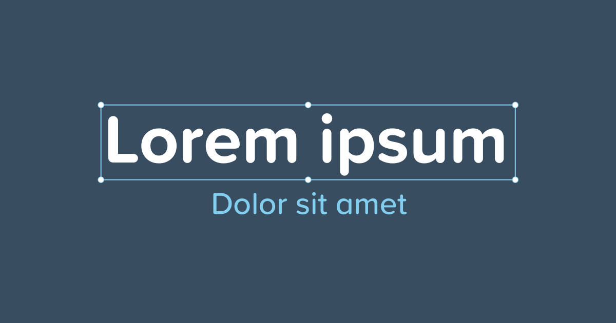 "lorem ipsum" placeholder for a text paragraph