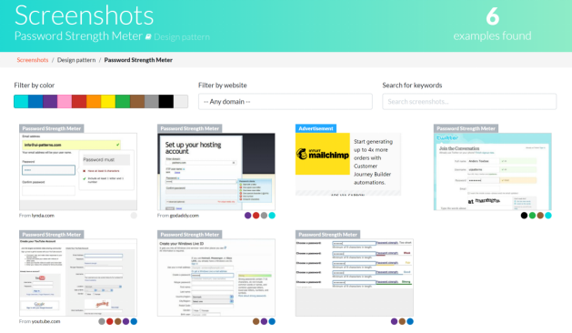 Incorporate standard UI patterns