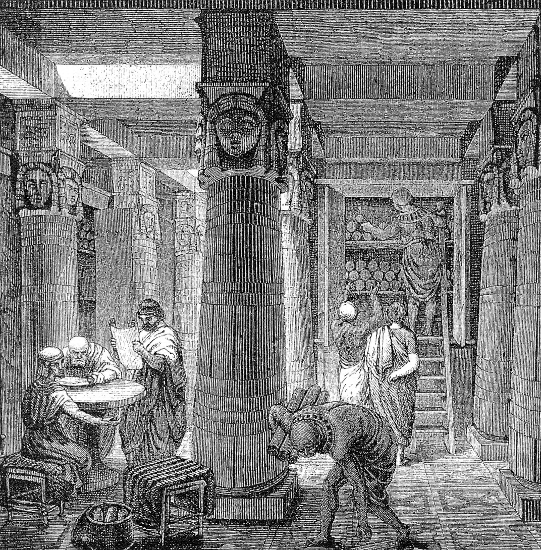 Artistic Rendering of the Library of Alexandria