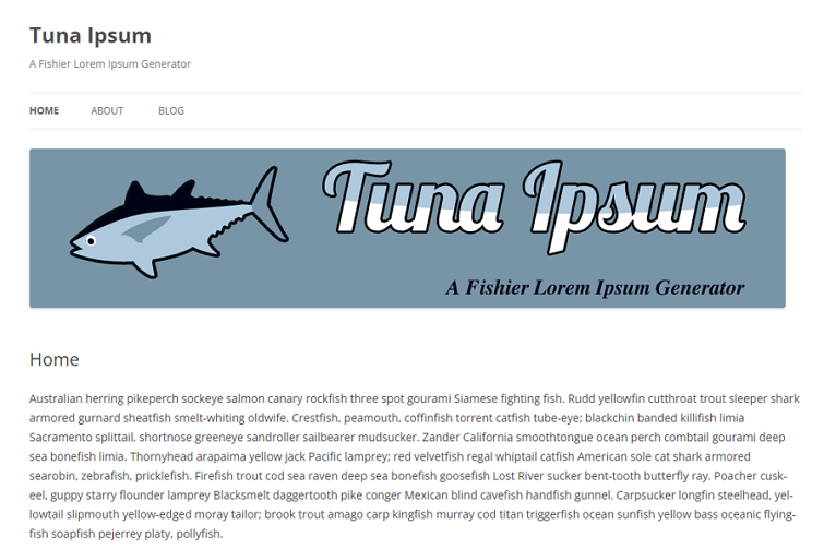 Tuna Ipsum