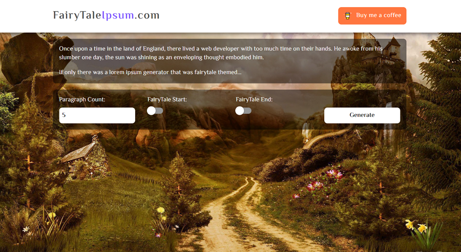 Fairy Tale Ipsum