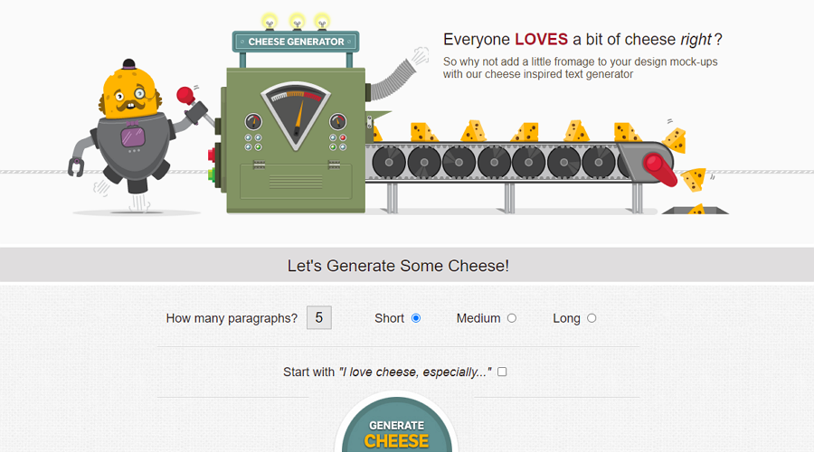 Cheese Ipsum