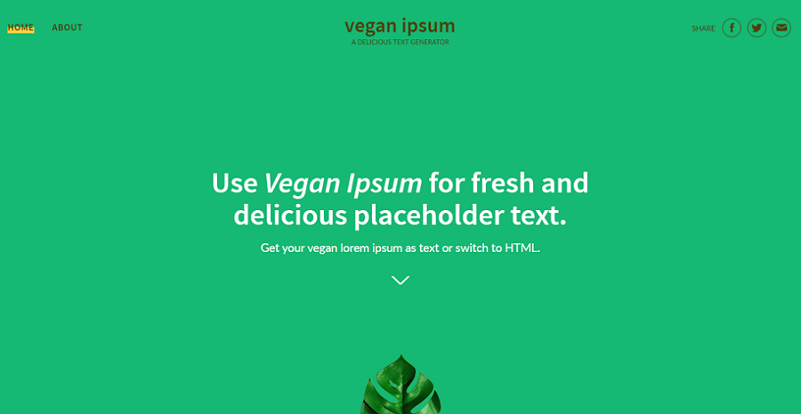 Vegan Ipsum